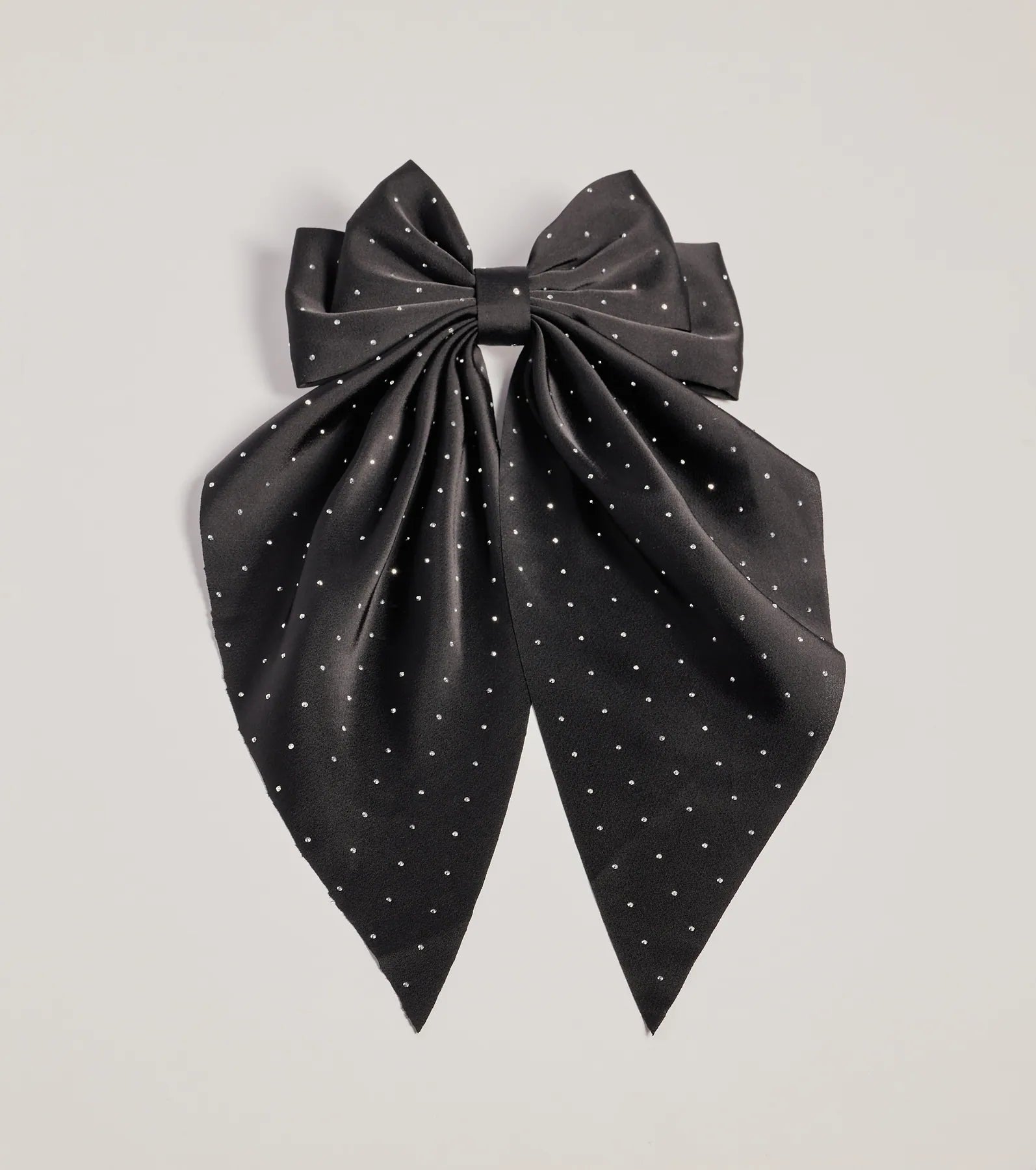 Glitzy Chic Large Rhinestone Bow