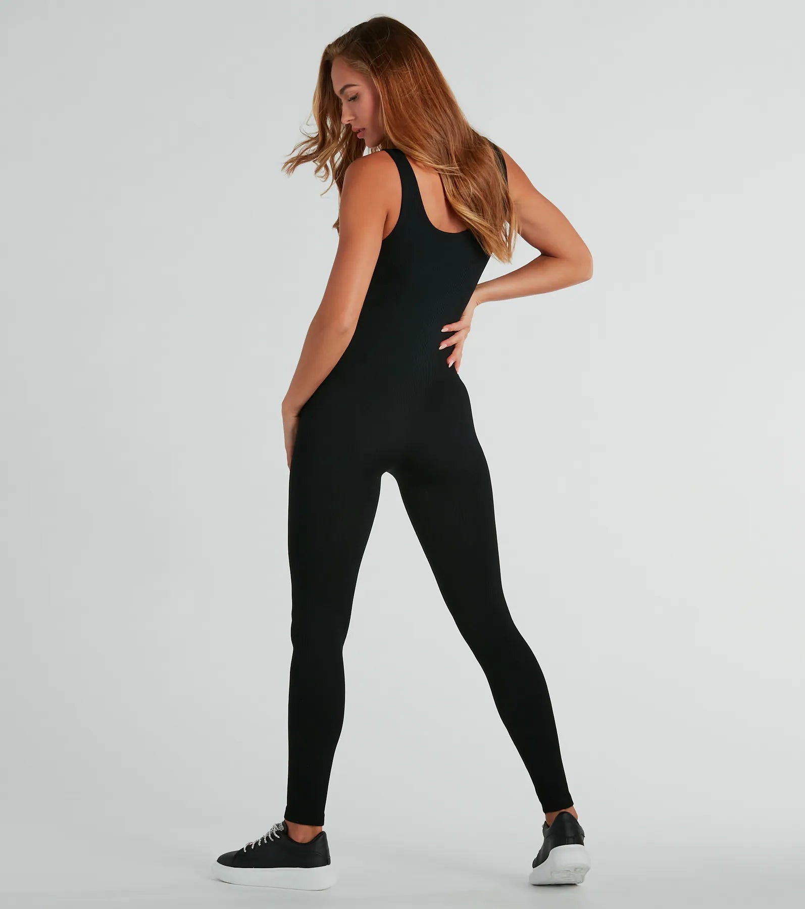 Sleek One-And-Done Seamless Tank Zip-Up Catsuit