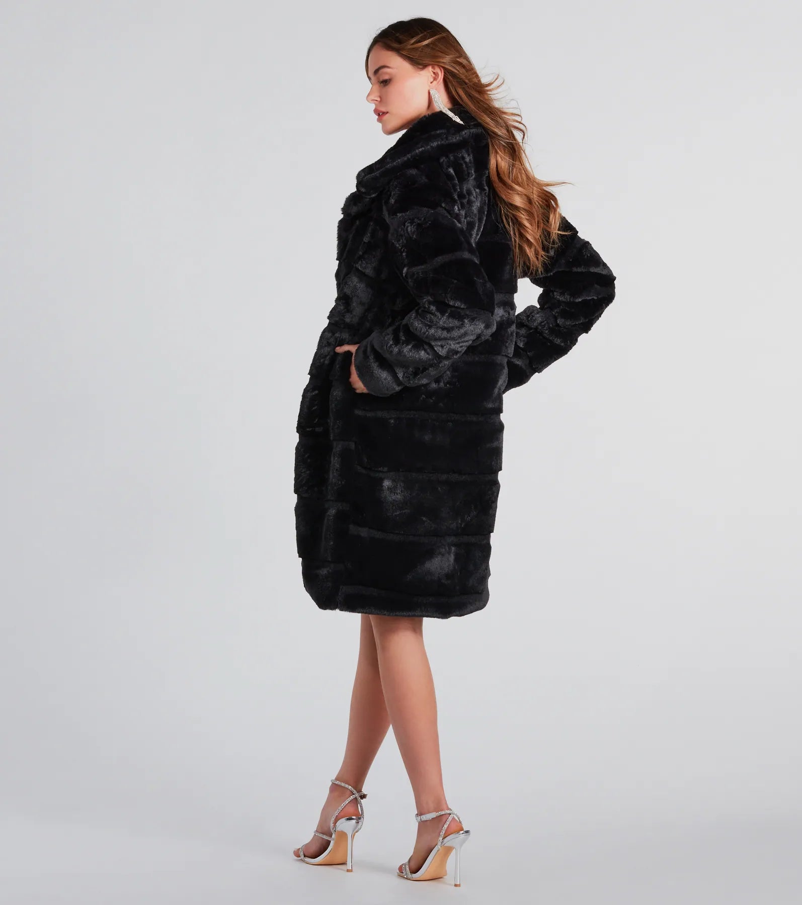 Feeling Extra Luxe Long Faux Fur Coat