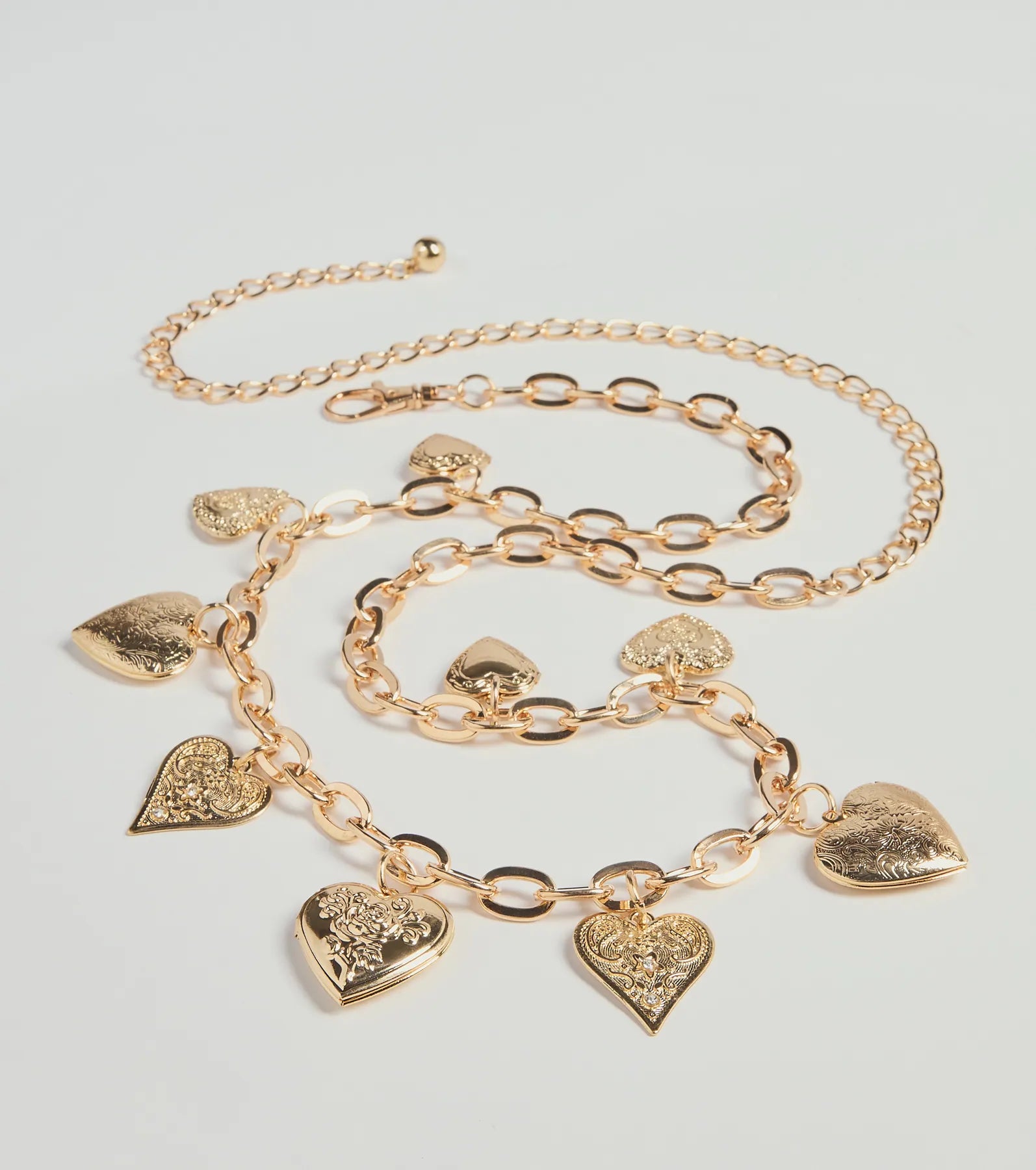 All My Heart Etched Charm Belt