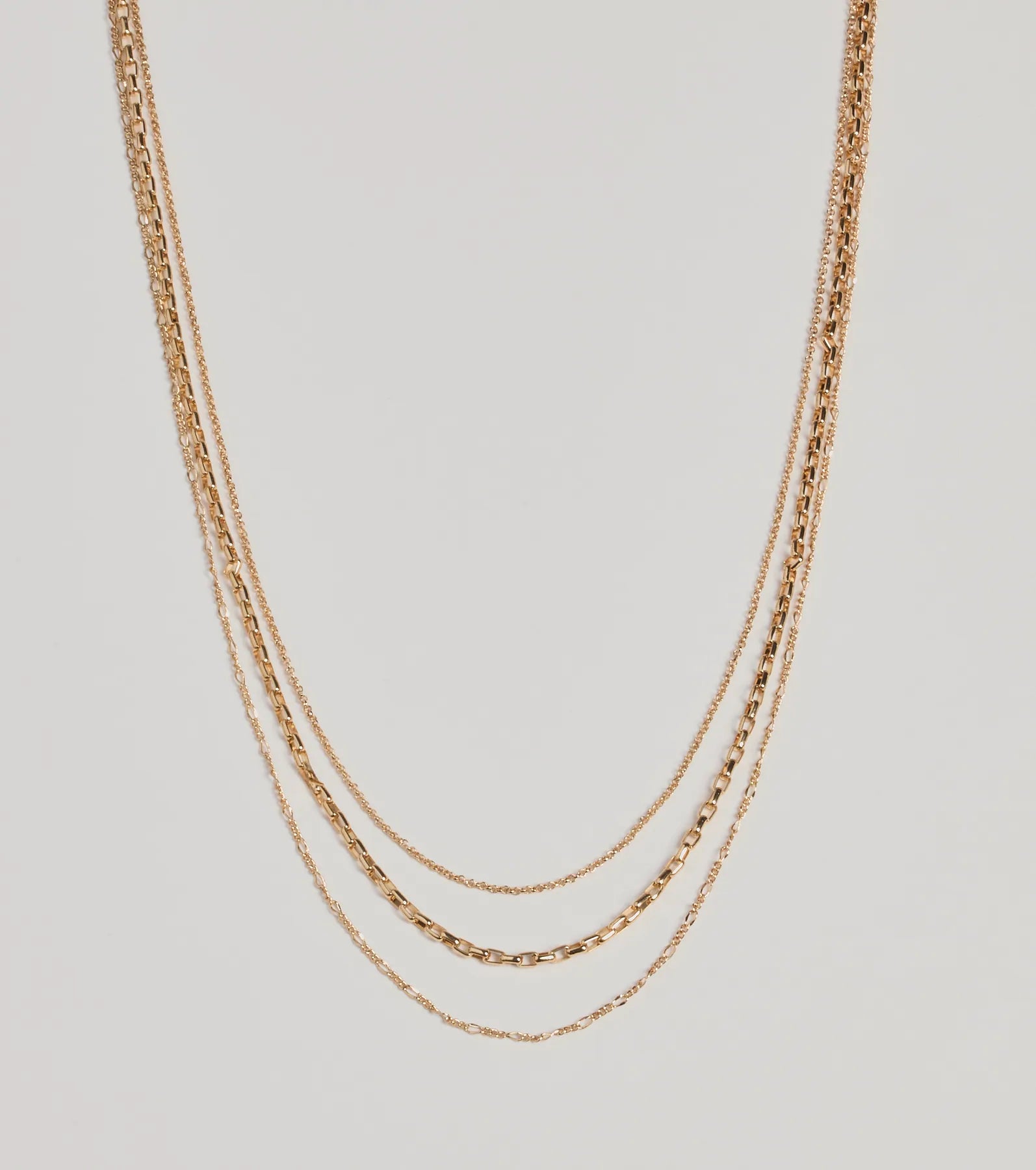 Timeless Charm Layered Chain Necklace