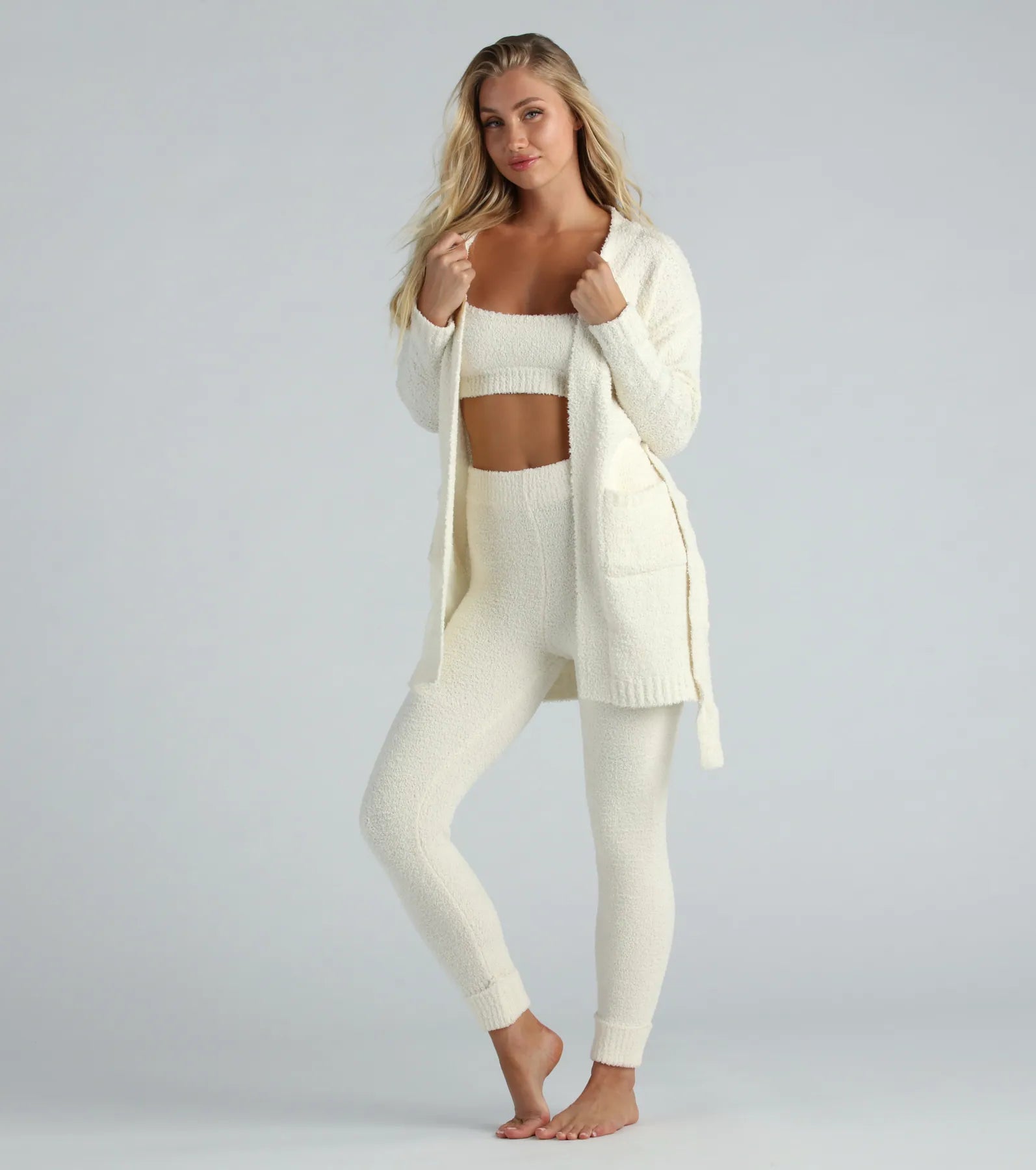 Tied In Cozy Chenille Tie-Waist Robe