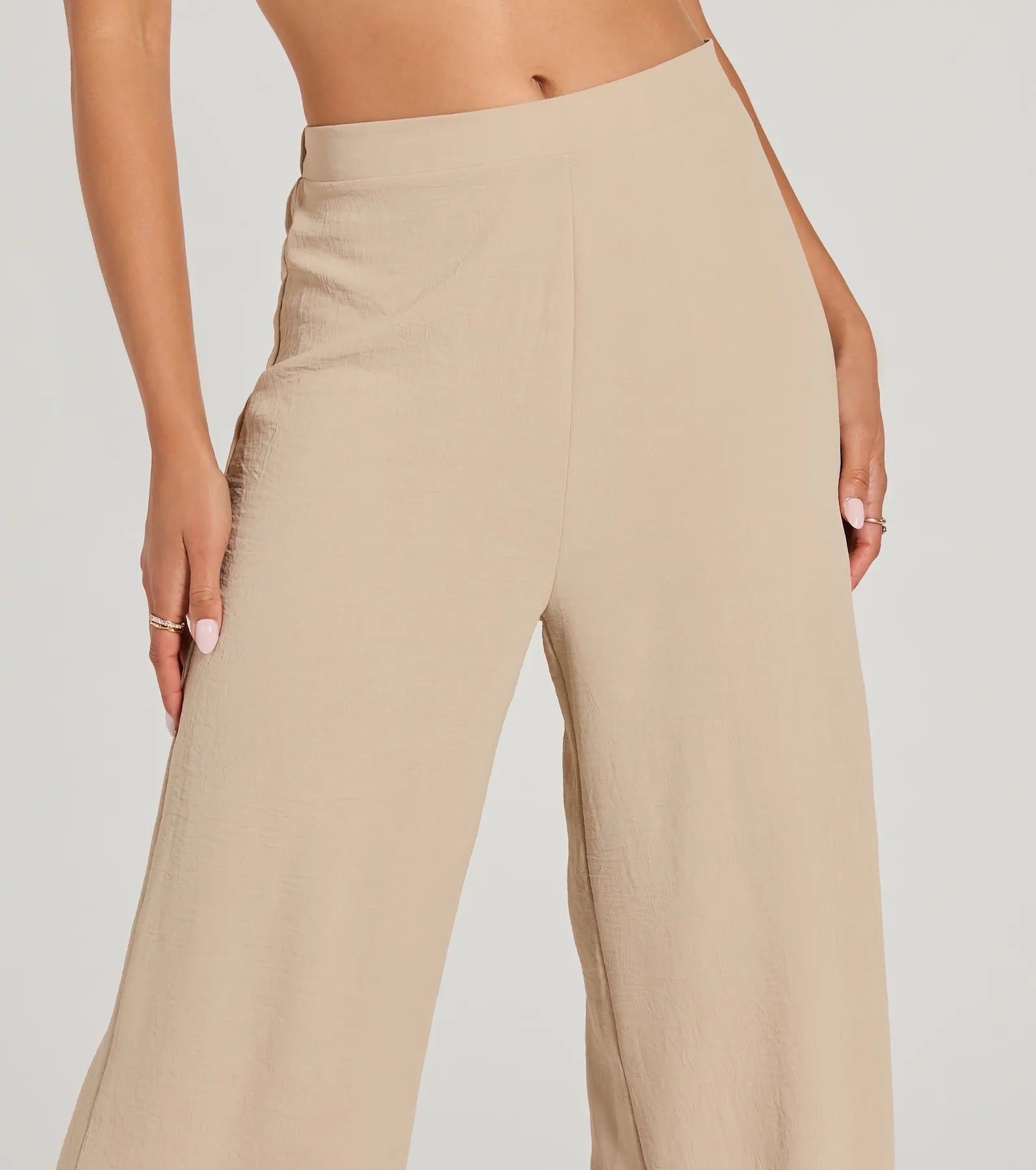 Call The Shots High-Rise Wide-Leg Pants