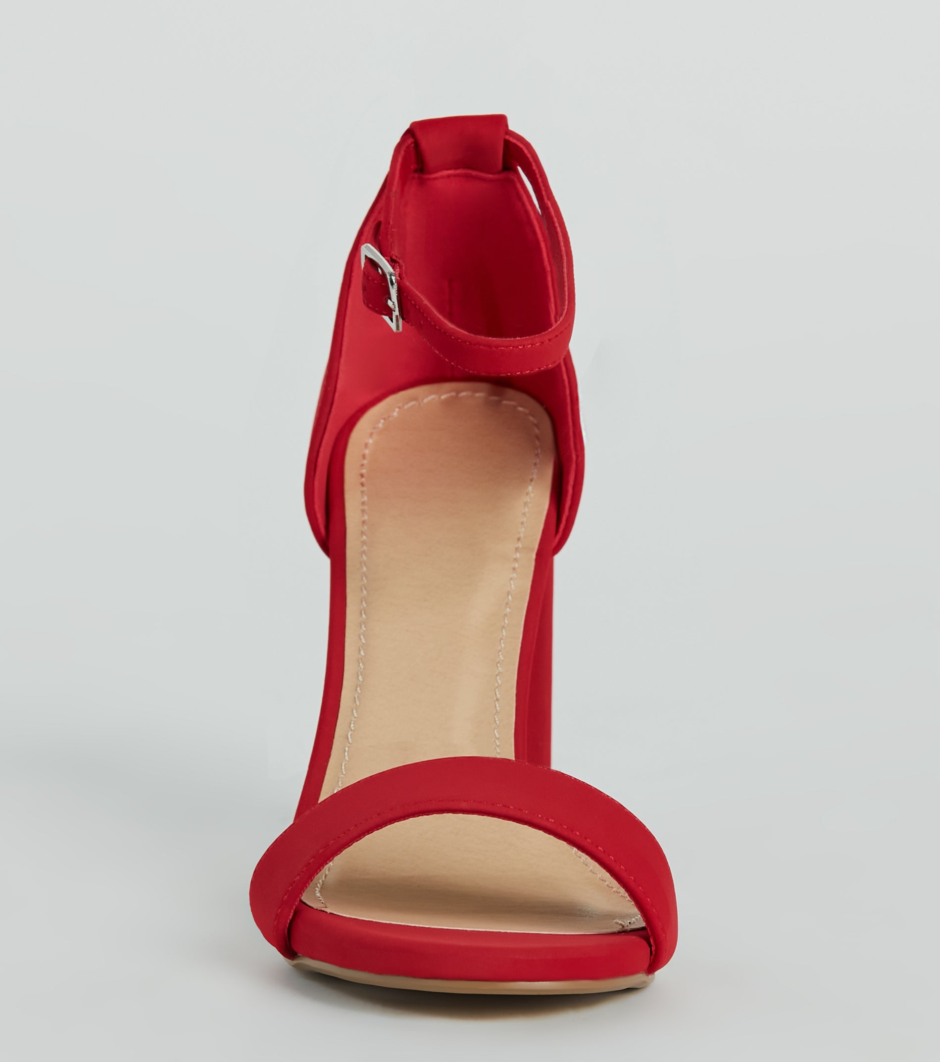 Sophisticated Look Nubuck Block Heels