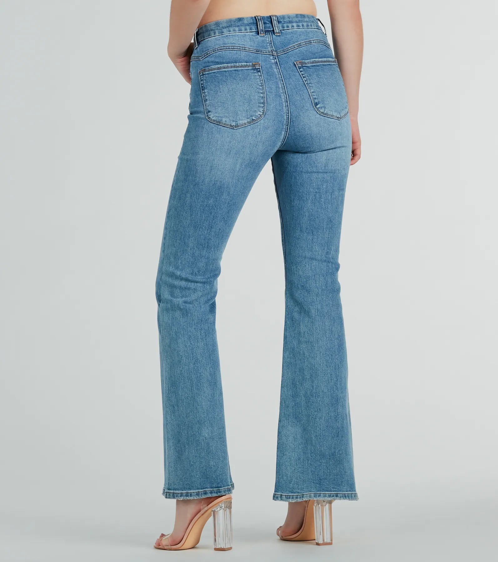 Bri High Waist Flare Jeans by Windsor Denim