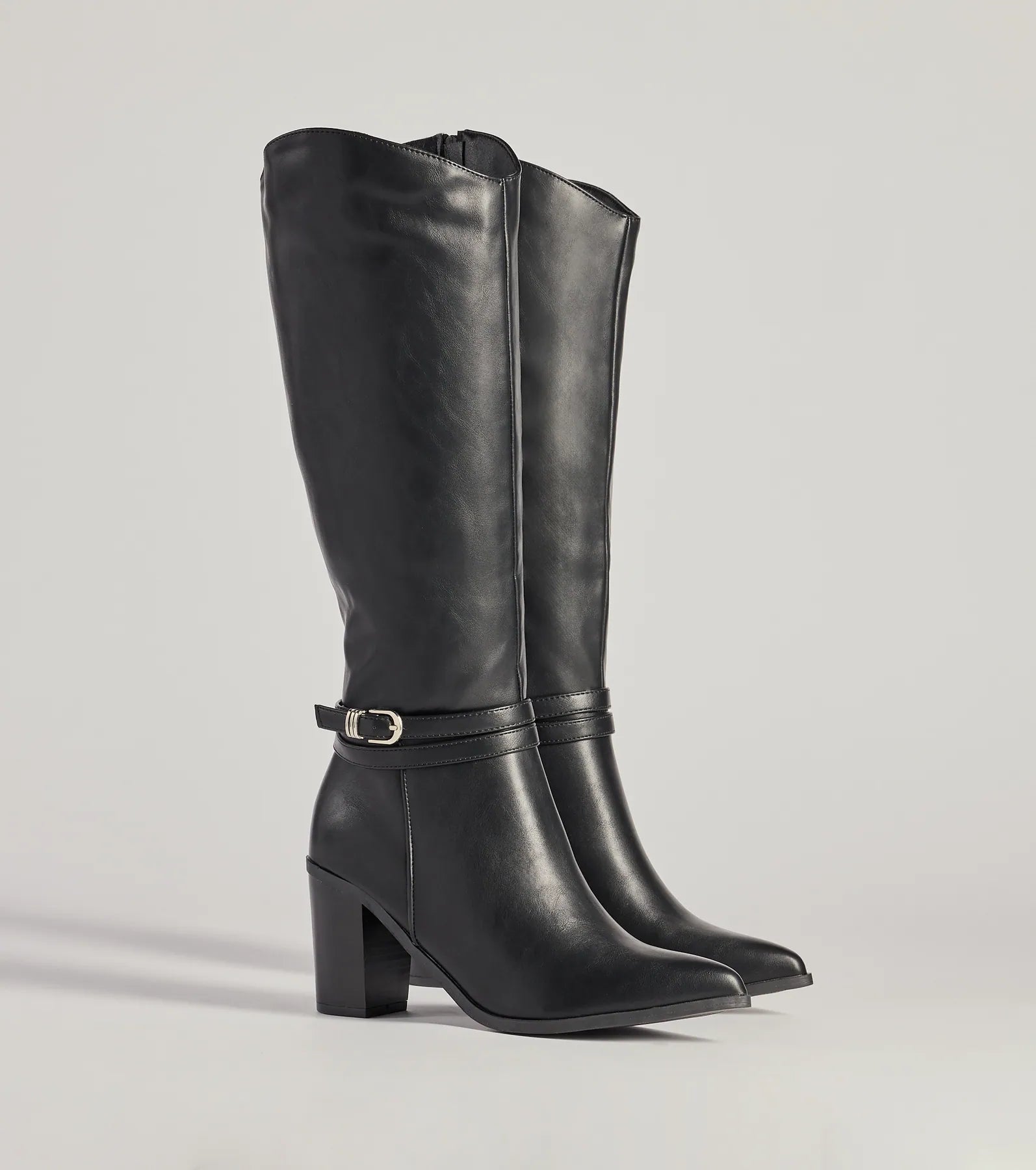 Strut The Streets Under-The-Knee Faux Suede Boots