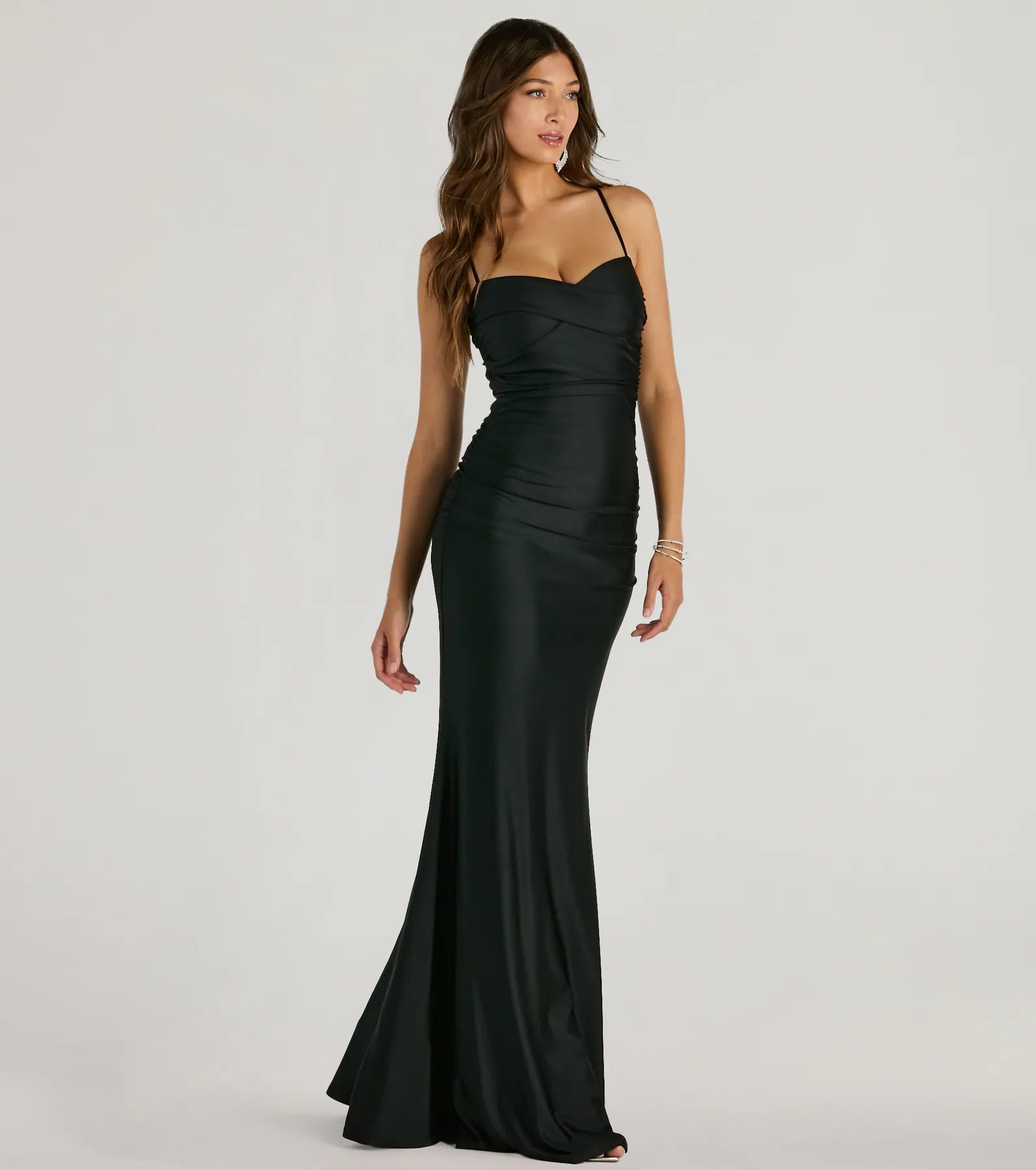 Maisie Sweetheart Ruched Mermaid Formal Dress