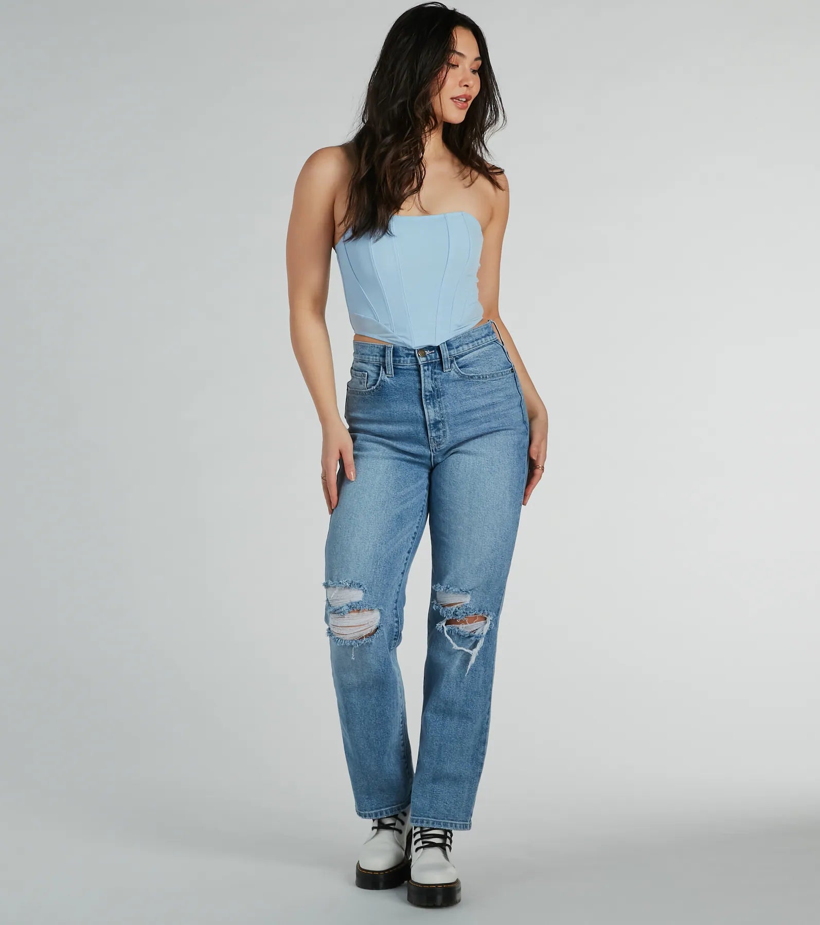 Night-Out Worthy Cropped Corset Top