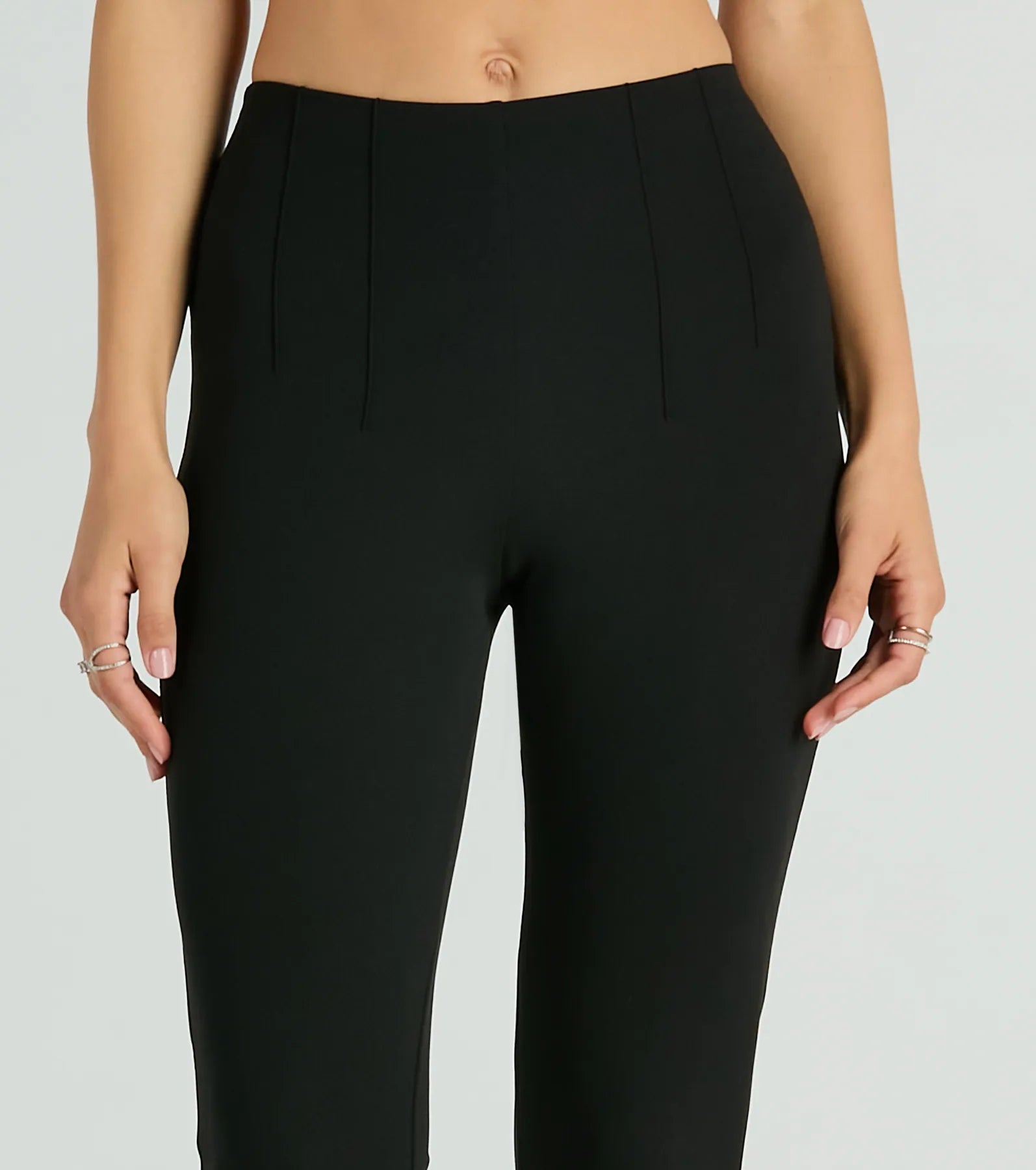 Power Mood High-Rise Skinny Trouser Pants