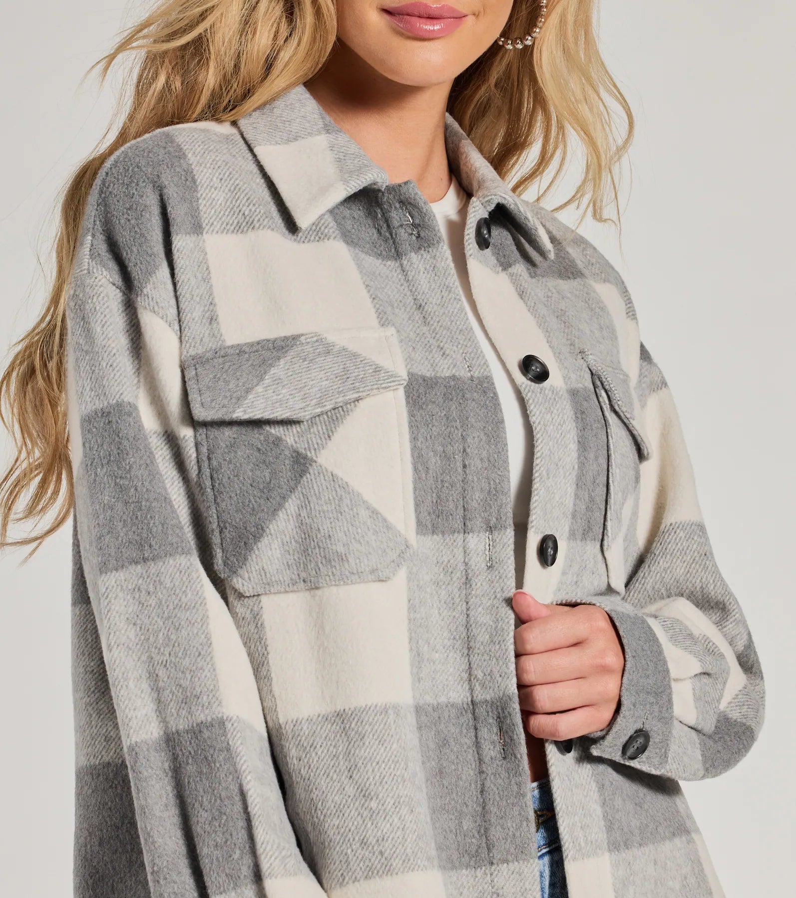 Cozy Season Plaid Button-Down Shacket