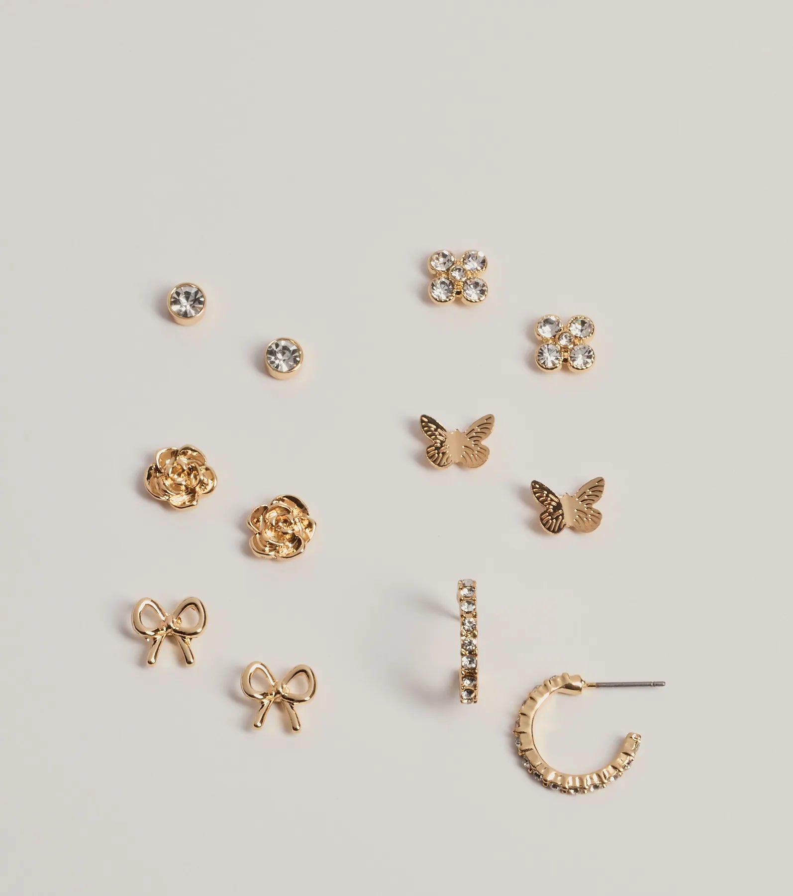 Adorable Details Six-Pack Earrings Set