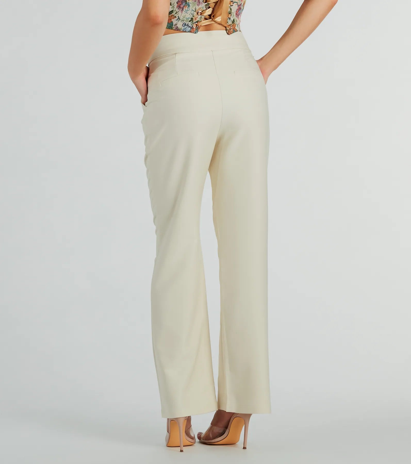 Sophisticated Moment Straight Leg Trouser Pants