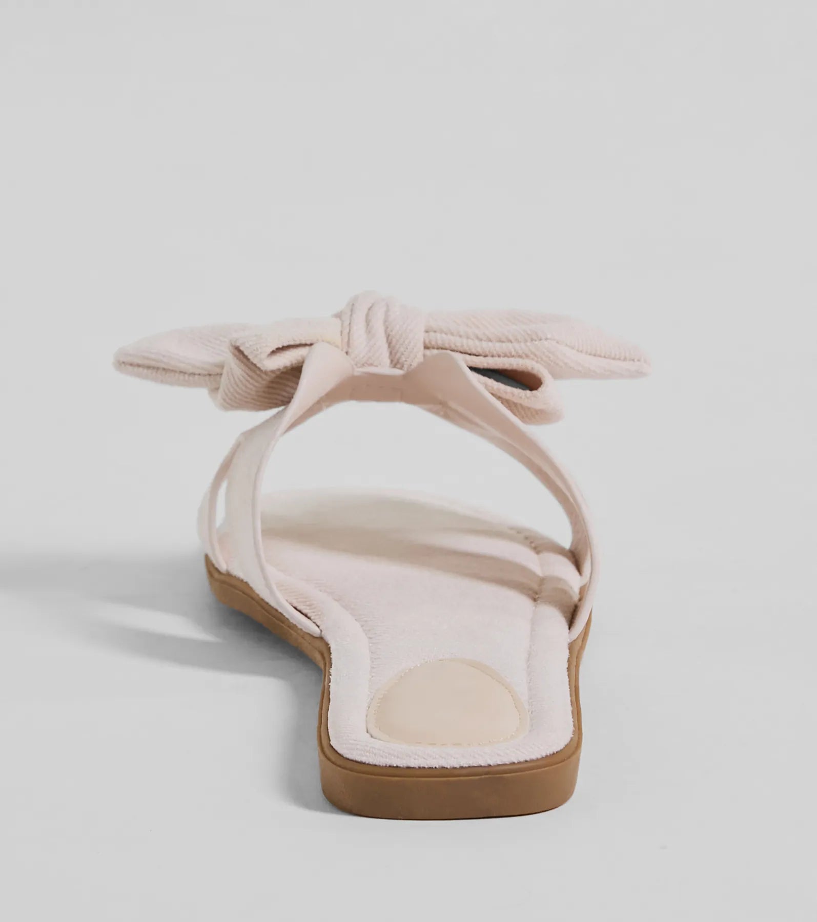 Tie The Knot Bow Strap Flat Sandals