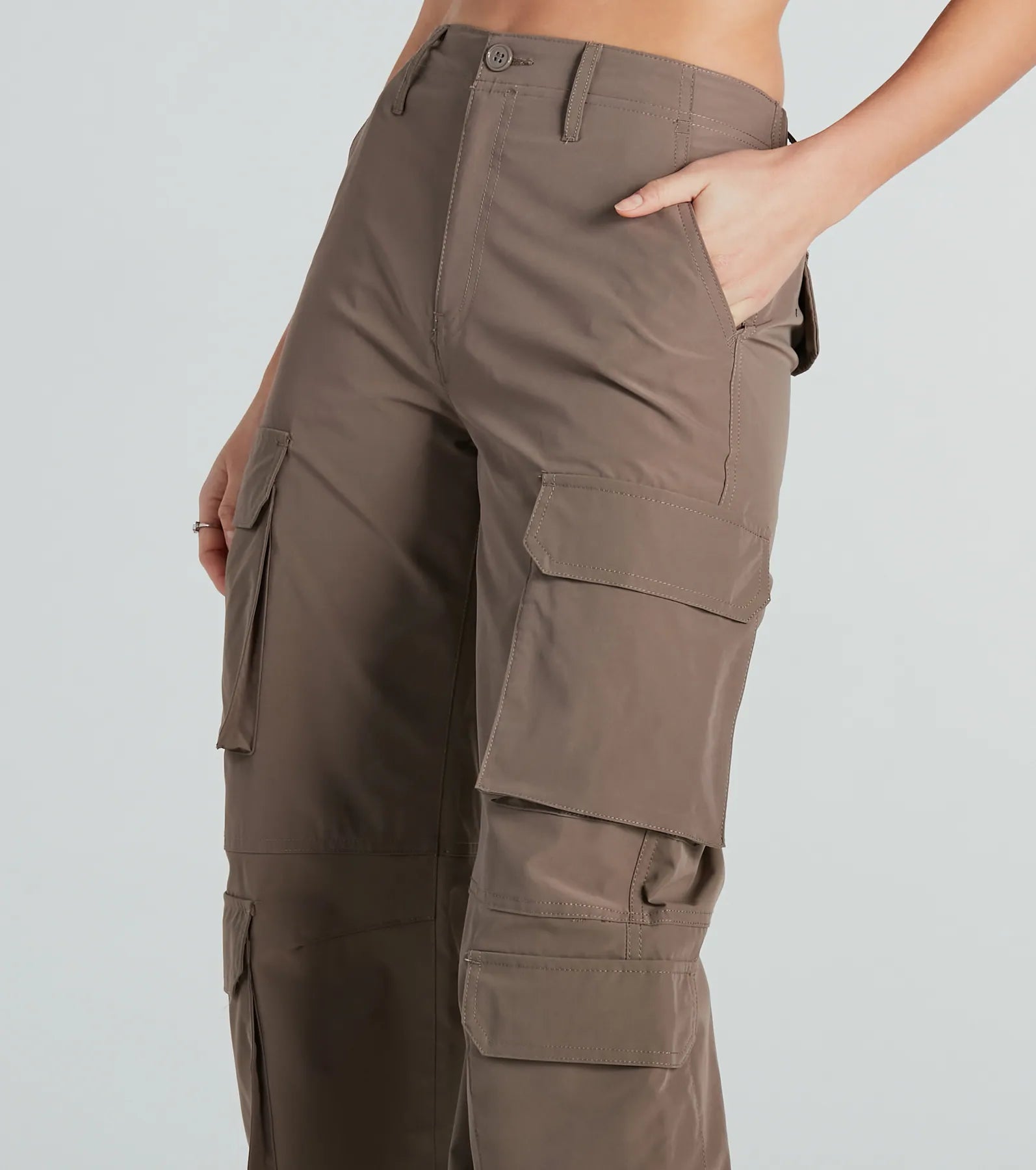 Out For The Day High-Rise Cargo Pants