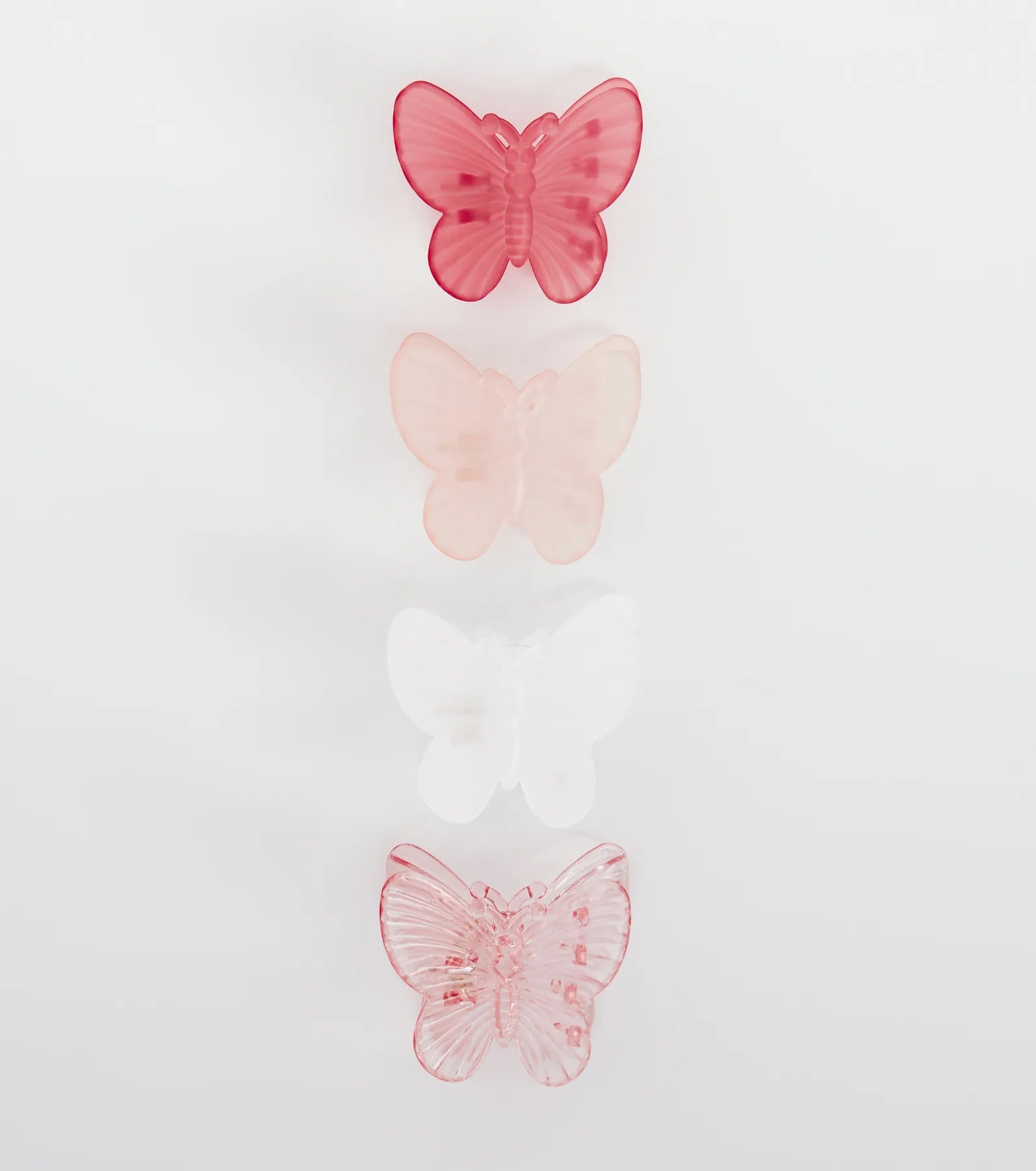 Flutter Around Butterfly Four Pack Hair Clips