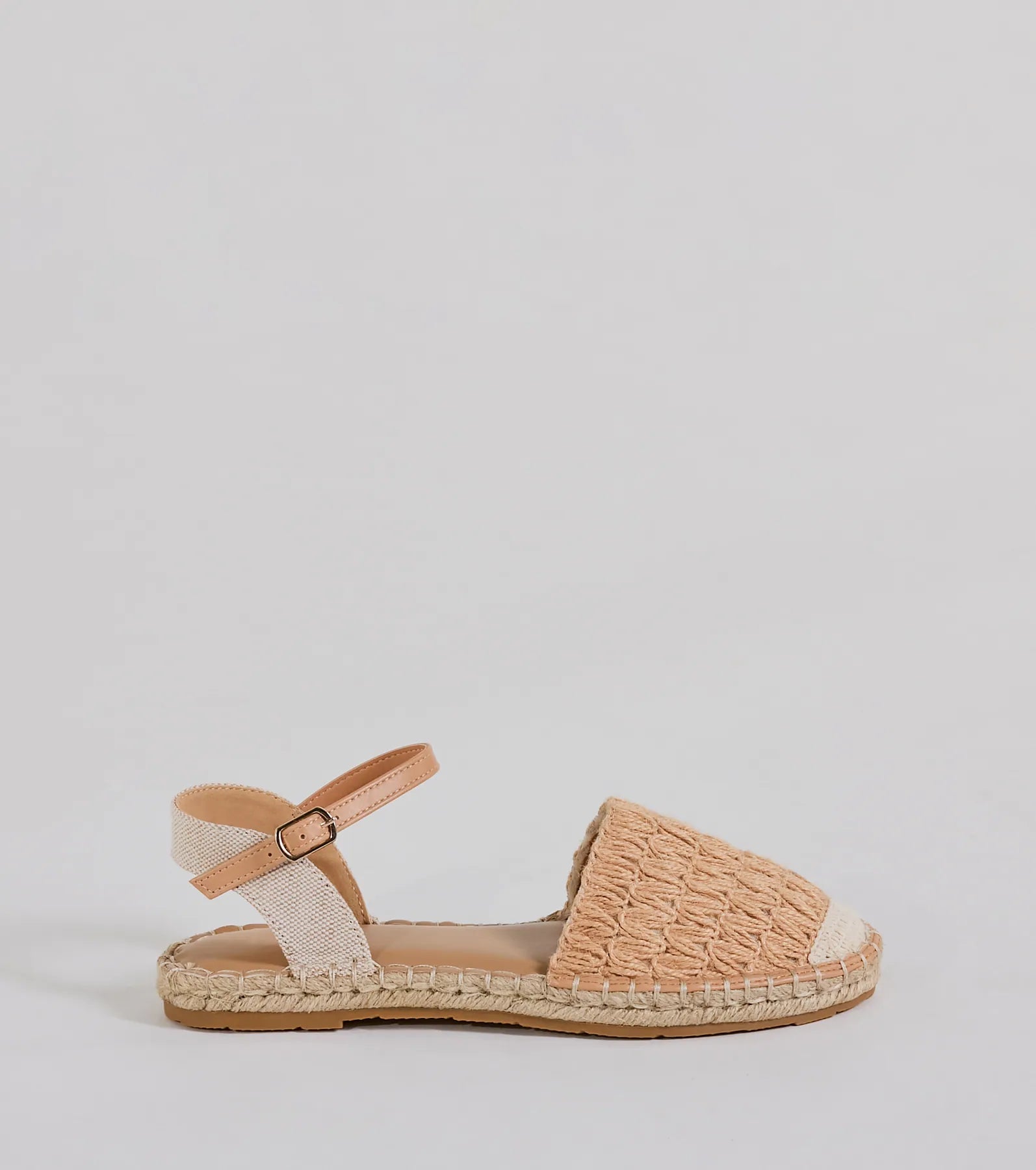 Fashionable Good Time Espadrille Flat Sandals