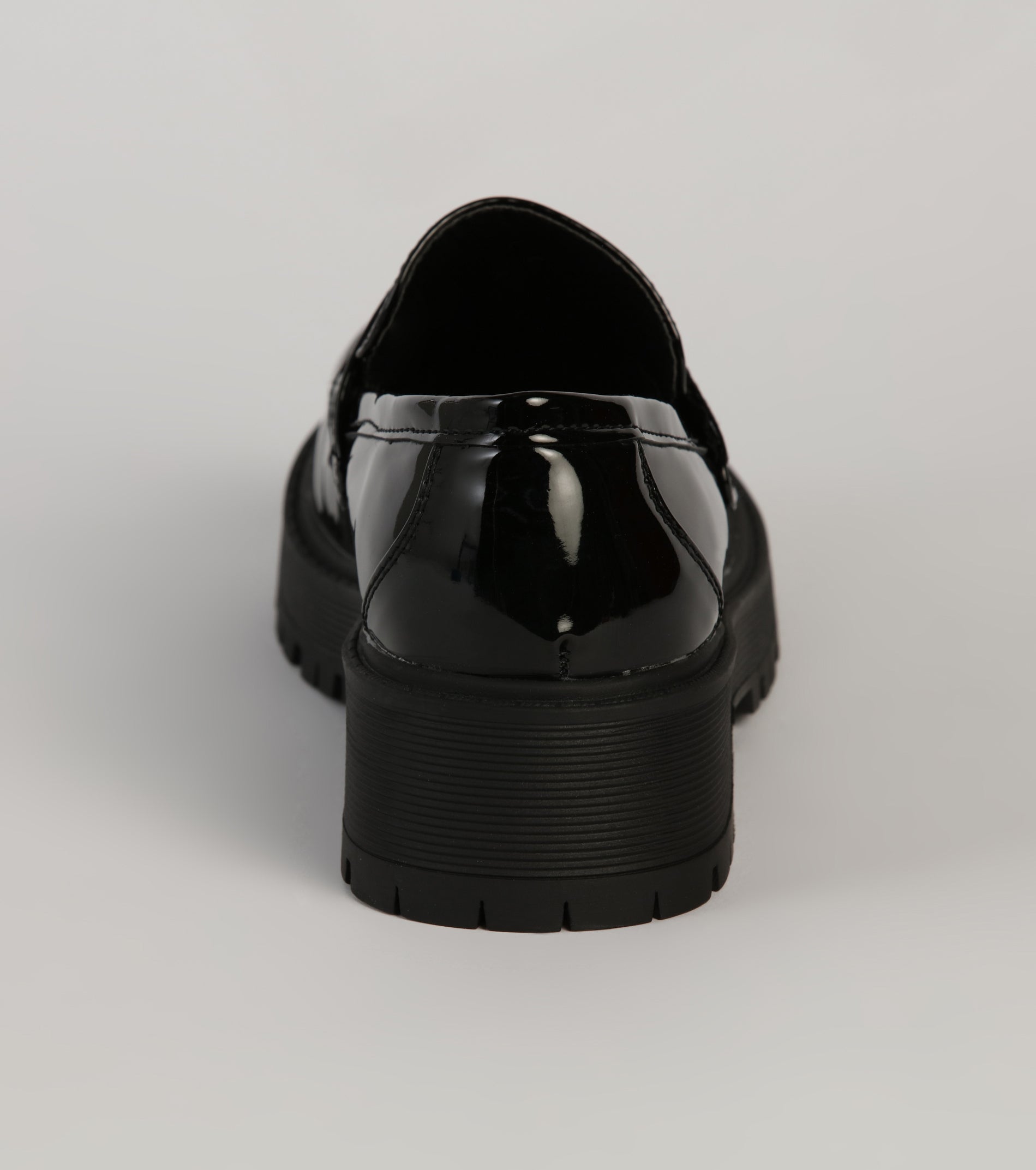 Breaking Routine Patent Leather Lug Loafers