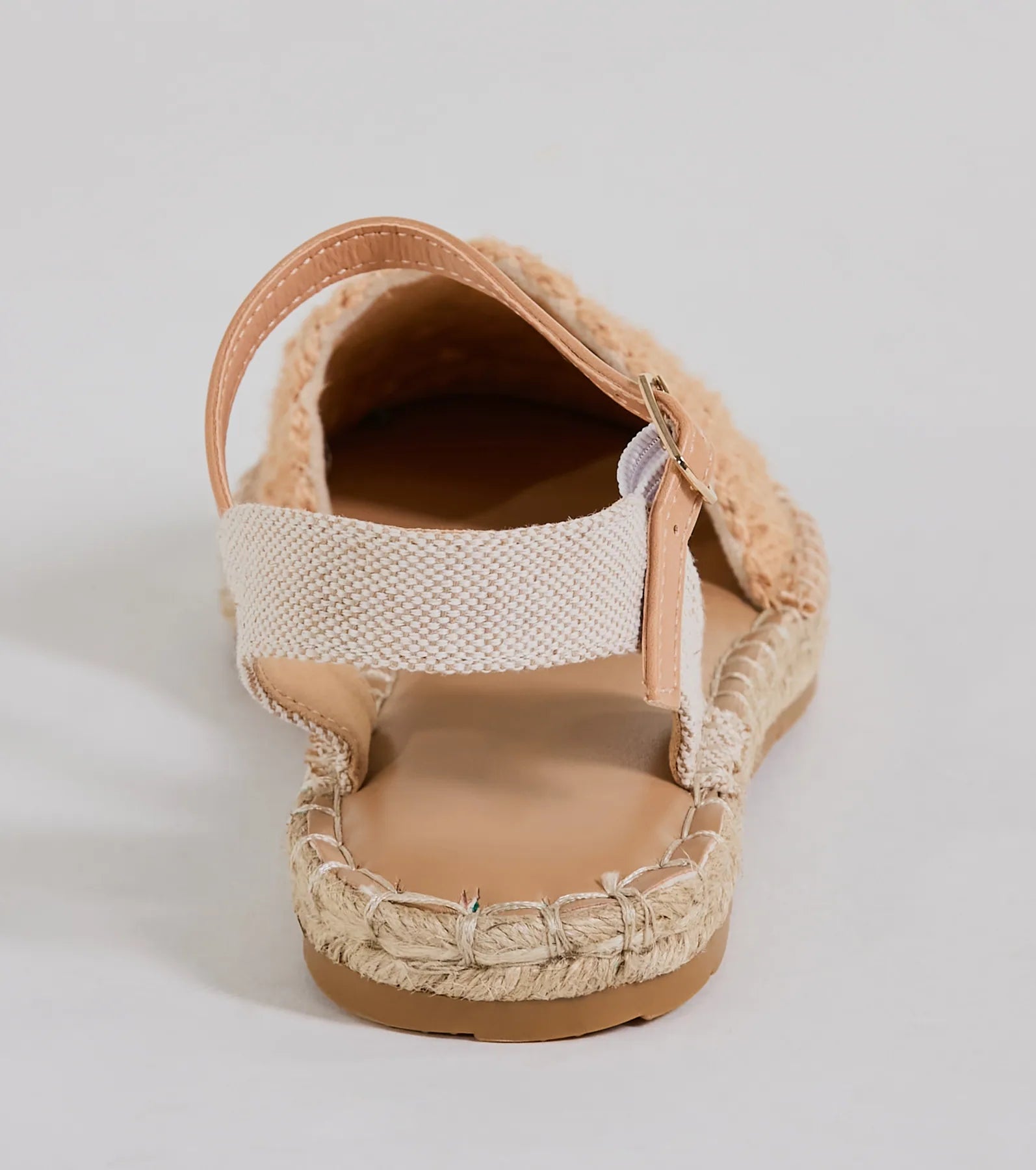 Fashionable Good Time Espadrille Flat Sandals