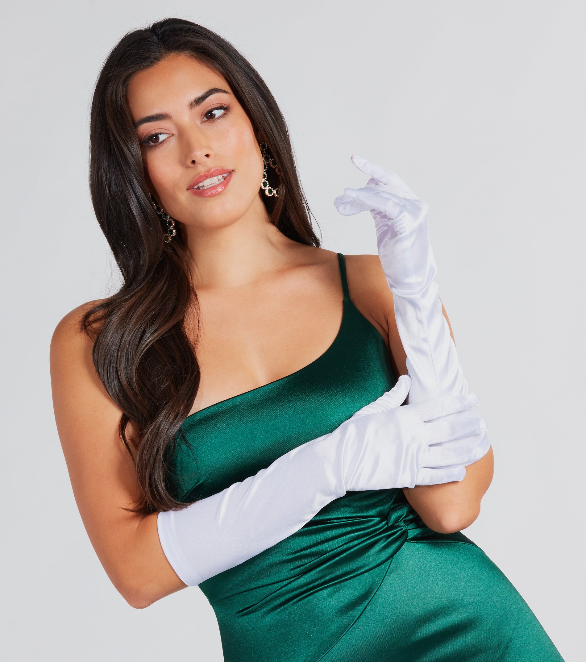 Timeless Glamour Satin Gloves