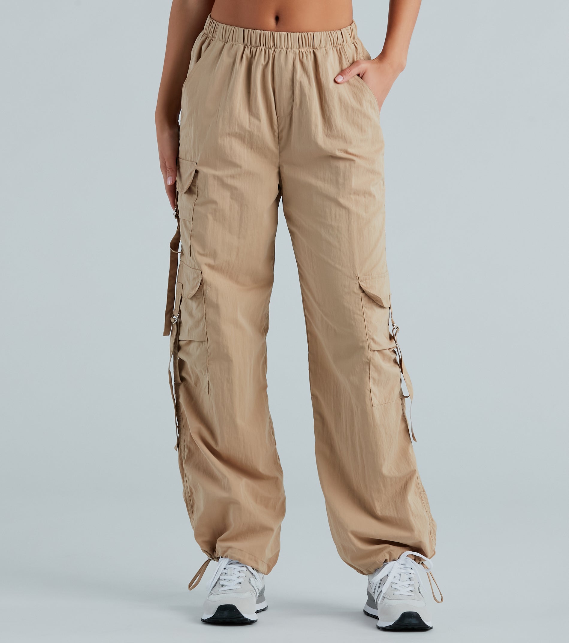 Effortless Edge Wide-Leg Cargo Pants