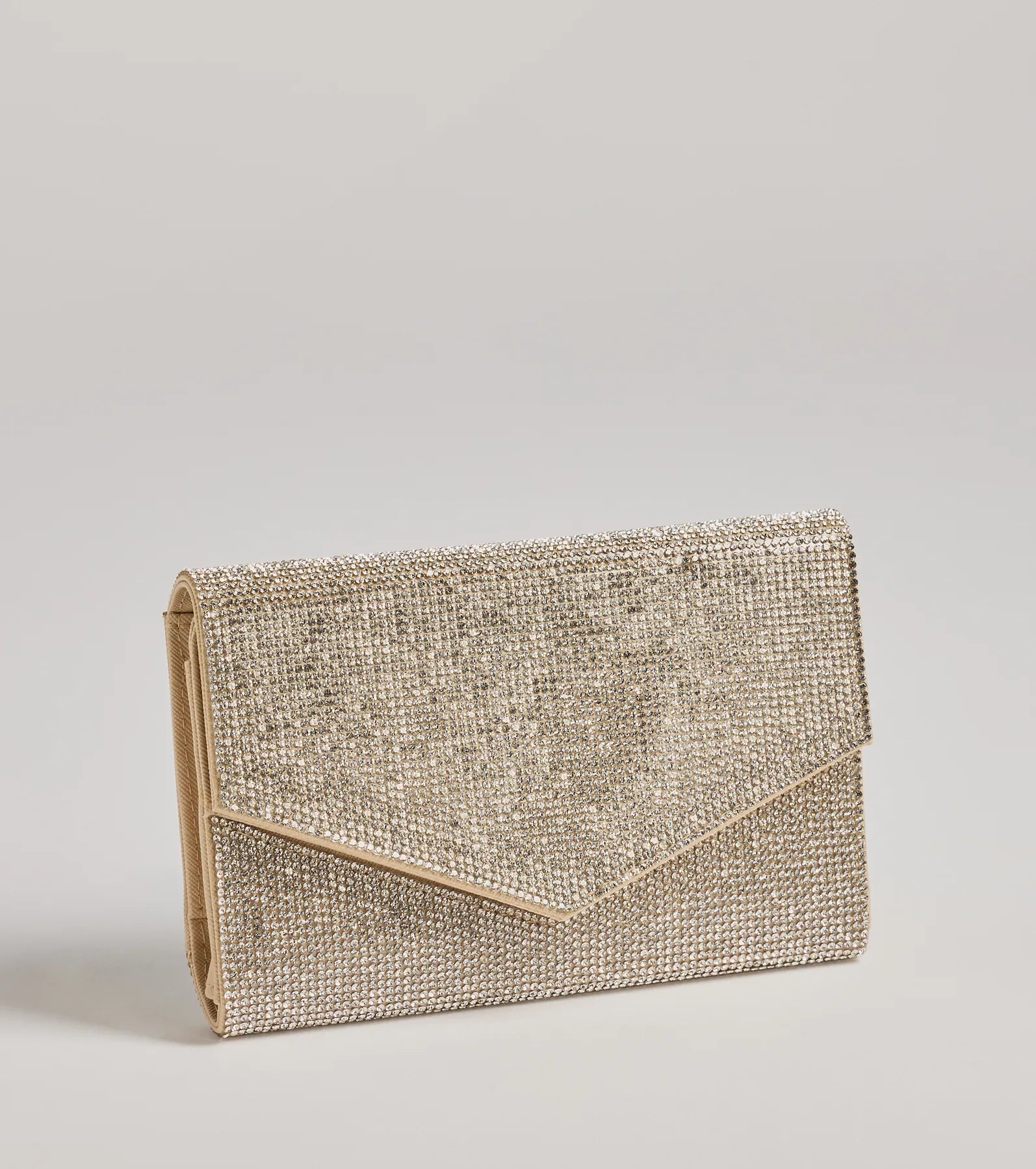 Majestic Sparkle Rhinestone Envelope Wristlet