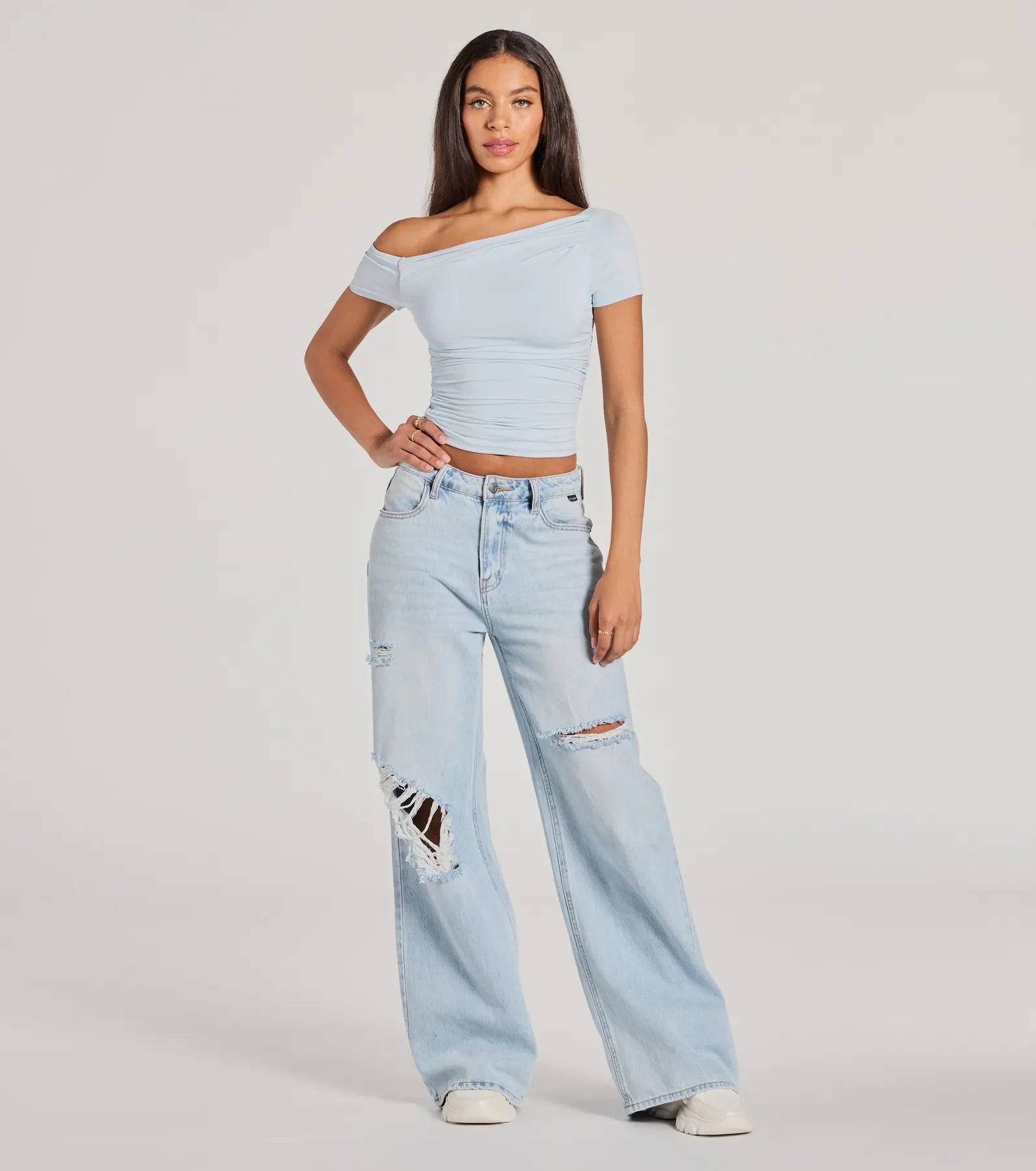 Flawless 'Fit Off-The-Shoulder Smooth Knit Top