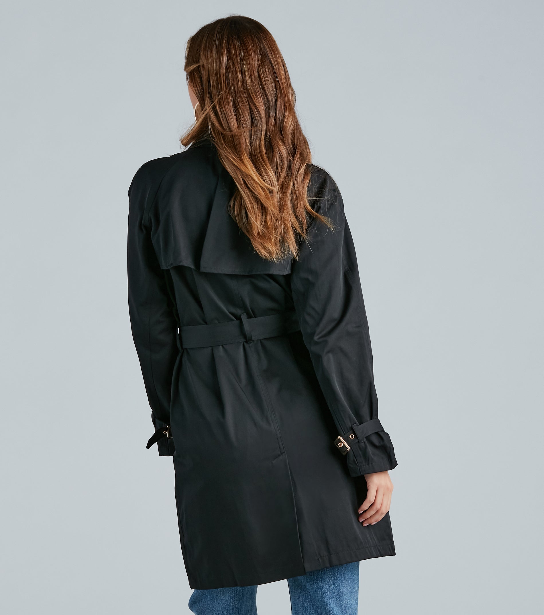 Layer Up Double-Breasted Trench Coat